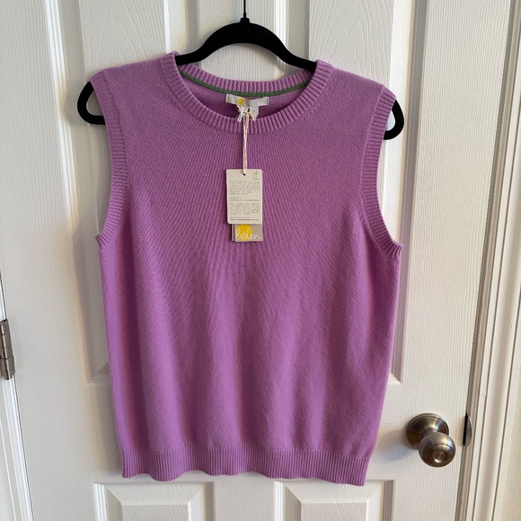 Boden Sweaters - SMALL HOLE Boden Women's Size Medium 100% Cashmere sweater vest
